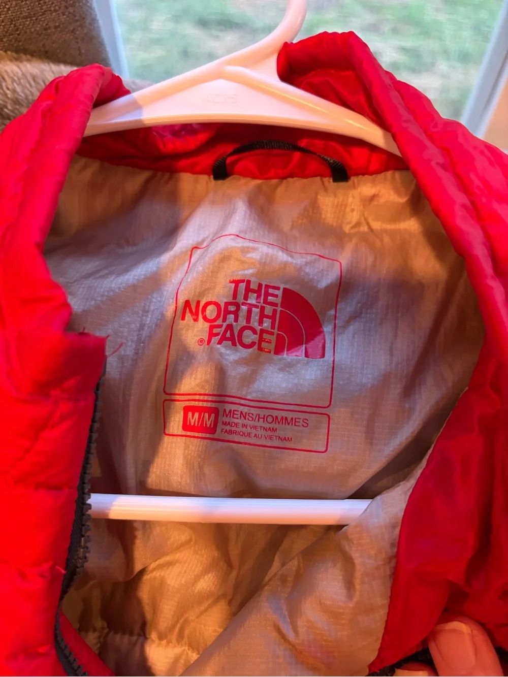 The North Face Red Quilted Packable Women's Vest